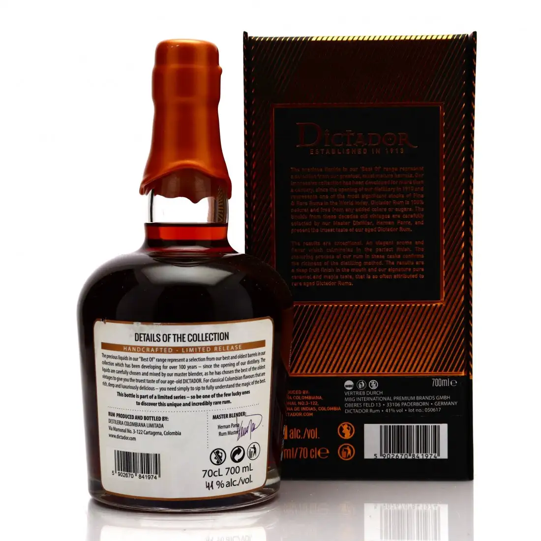 High resolution image of Dictador Best of 1980