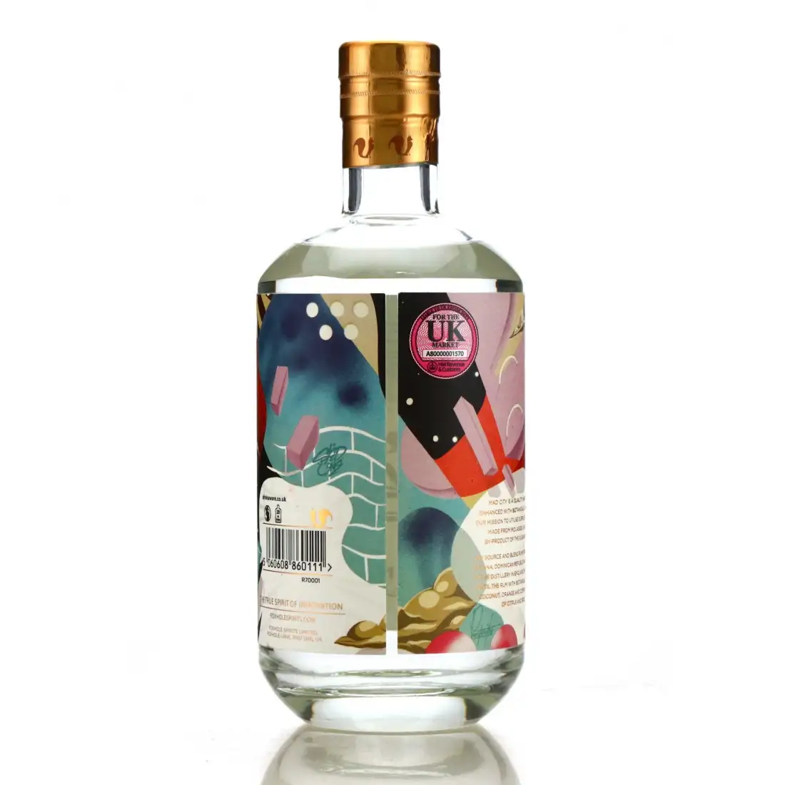 High resolution image of Mad City Botanical Rum