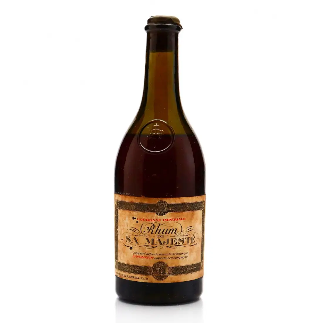 Bottle of Simon Freres Rhum de Sa Majesté circa 1950s