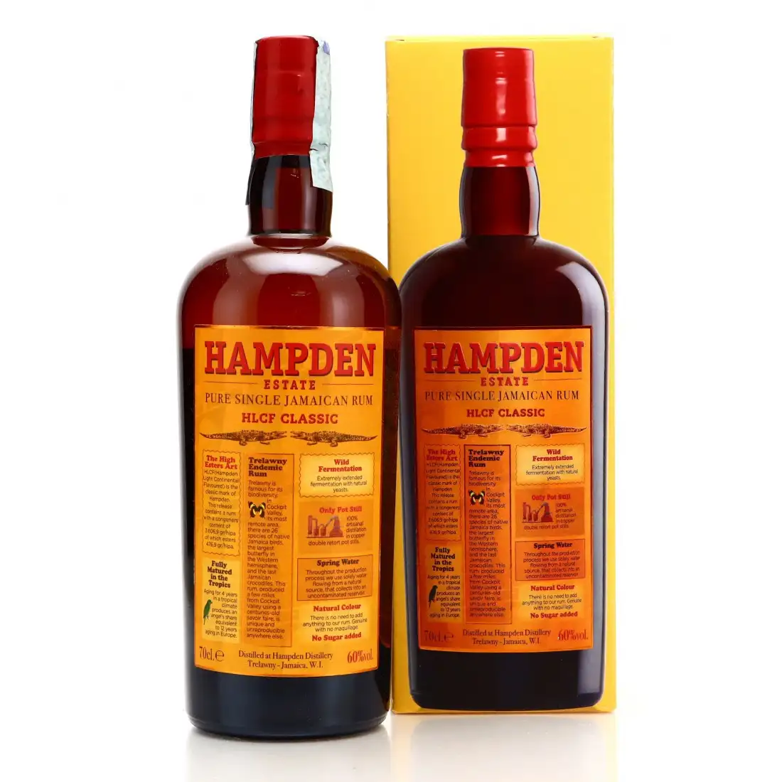 Bottle of Hampden Pure Single Jamaican Rum Classic HLCF 2017