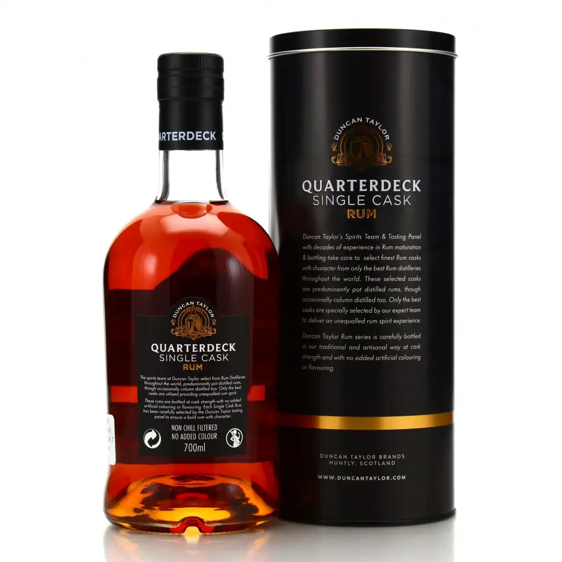 Image haute résolution de Duncan Taylor Caroni Quarterdeck Single Cask Trinidad 1998