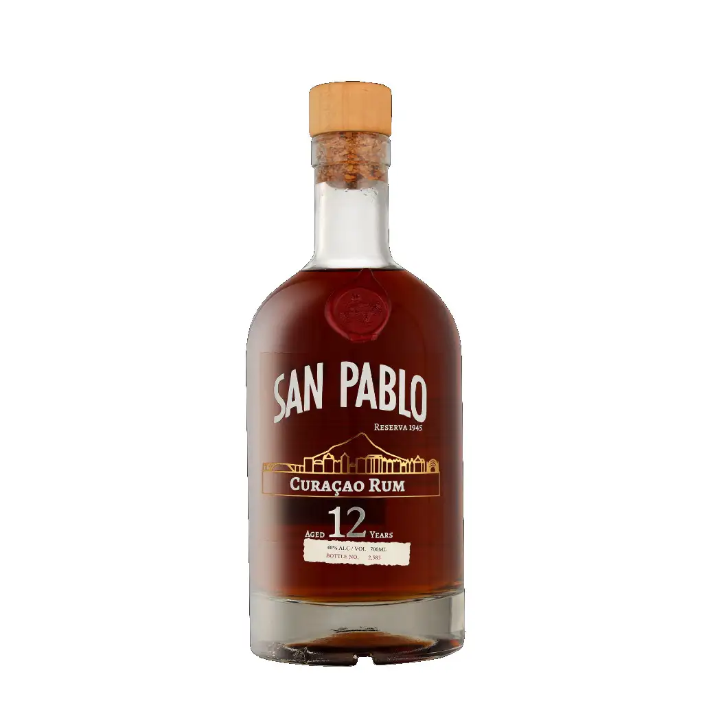 Bottle of A. D. Jonckheer N. V. Ron San Pablo Curaçao Rum Aged 12 Years