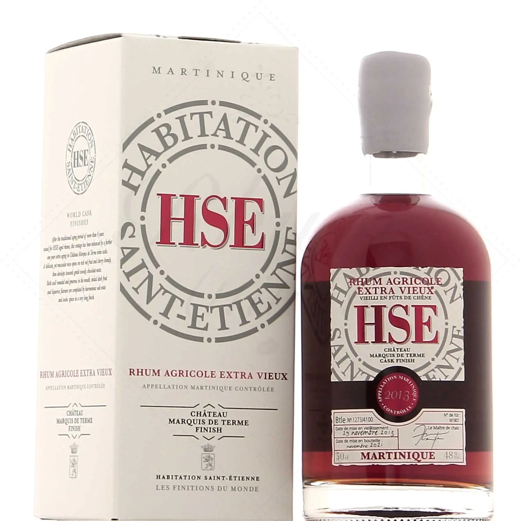 Bottle of HSE Château Marquis de Terme Finish 2013