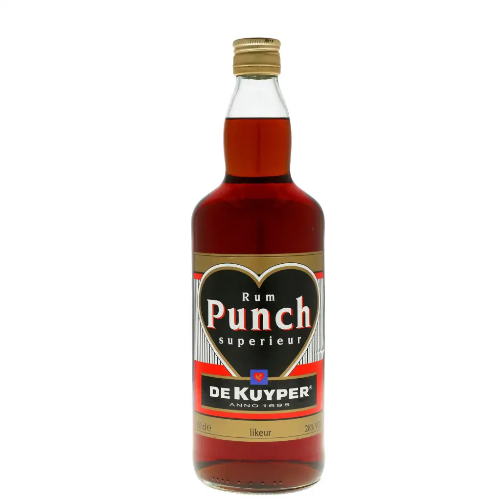 Bottle of De Kuyper Rum Punch