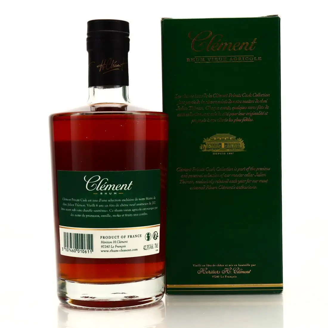 High resolution image of Clément Private Cask (Chauffe Extrême)