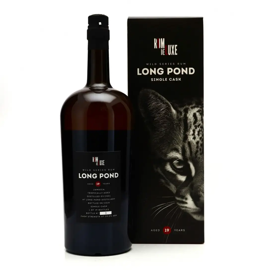 Image haute résolution de Romdeluxe Long Pond Wild Series Rum Long Pond No. 9 (Magnum) 2001