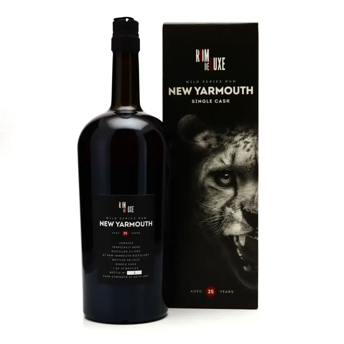 Image haute résolution de Romdeluxe New Yarmouth Wild Series Rum Jamaica No. 8 (Magnum) 1994