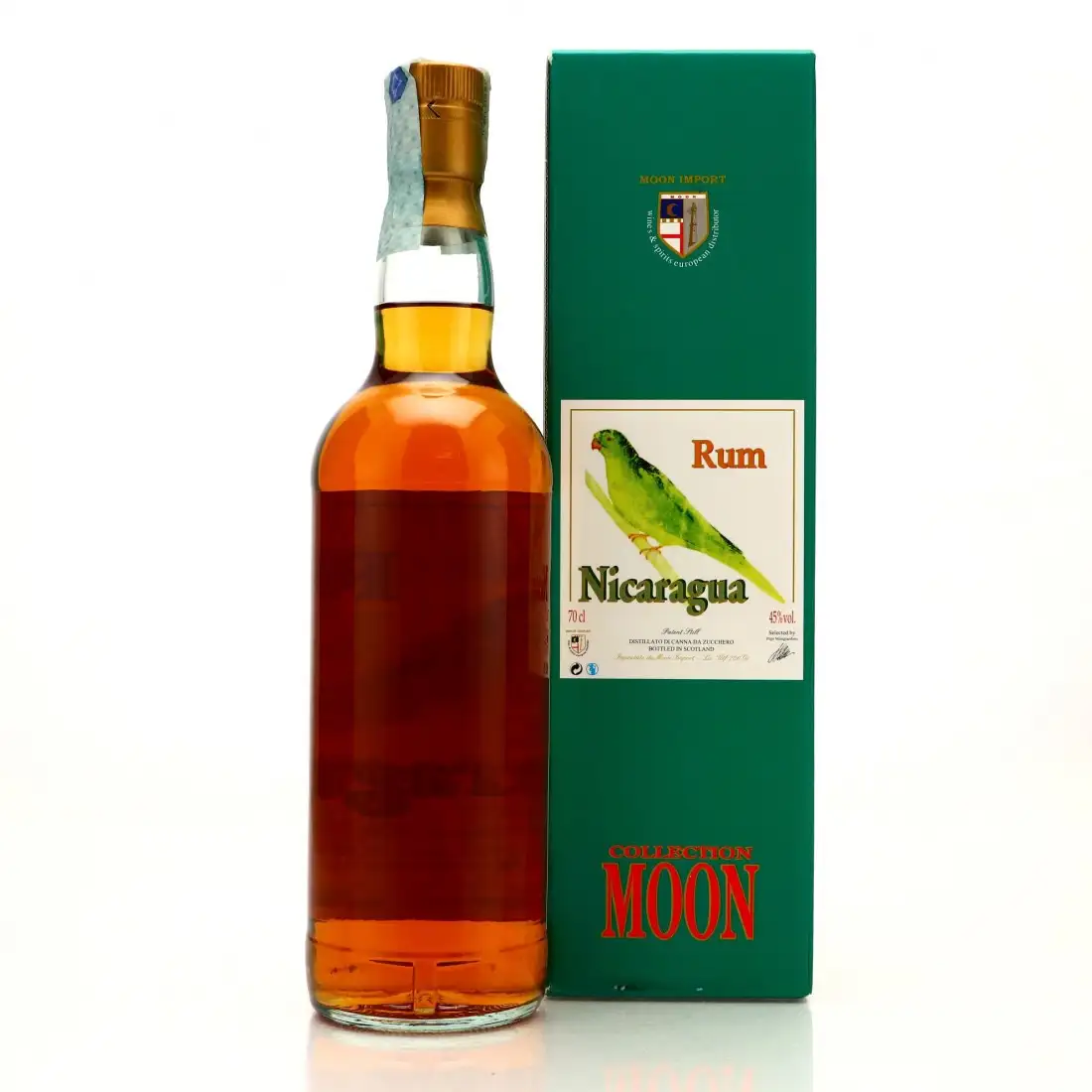 High resolution image of Moon Import Rum Nicaragua 1999