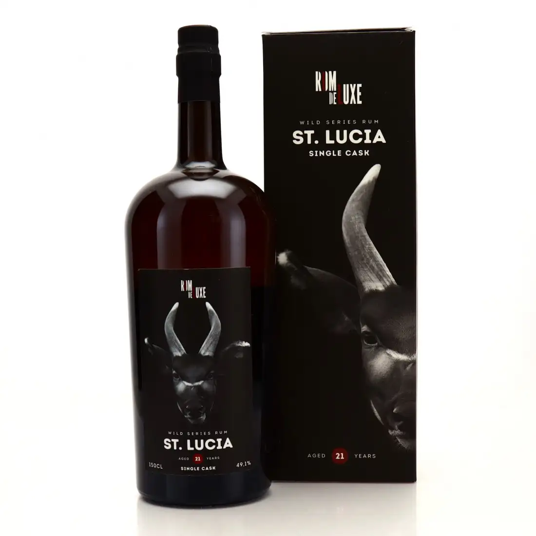 Hochauflösendes Bild von Romdeluxe Wild Series Rum St. Lucia No. 21 (Magnum) SLRP 2000