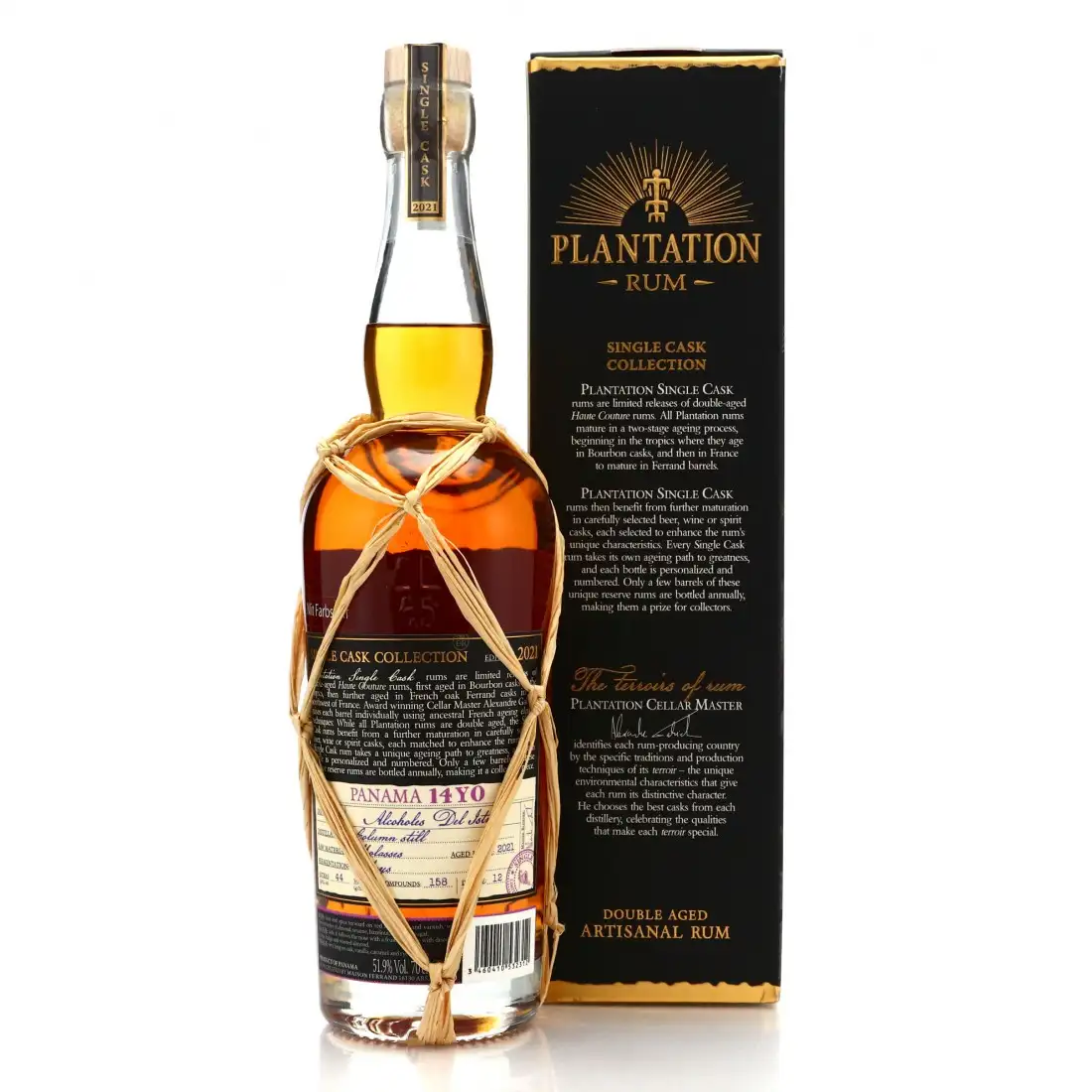 Image haute résolution de Alcoholes Del Istmo Plantation Panama 14YO Rye Whiskey Cask Finish