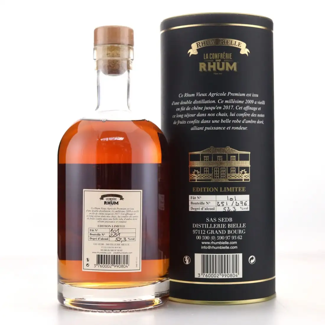 Image haute résolution de Bielle La Confrérie du Rhum 2009