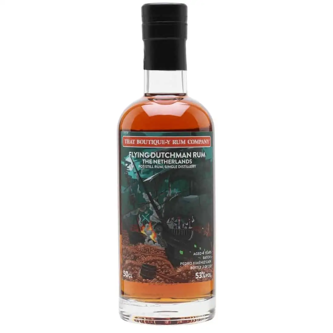 Bottle of TBRC Zuidam Flying Dutchman Rum