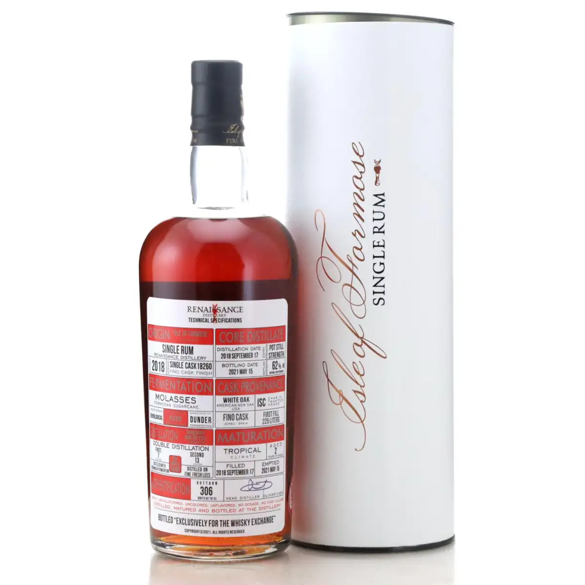 Image haute résolution de Renaissance Single Rum Fino Cask (TWE Exclusive) 2018