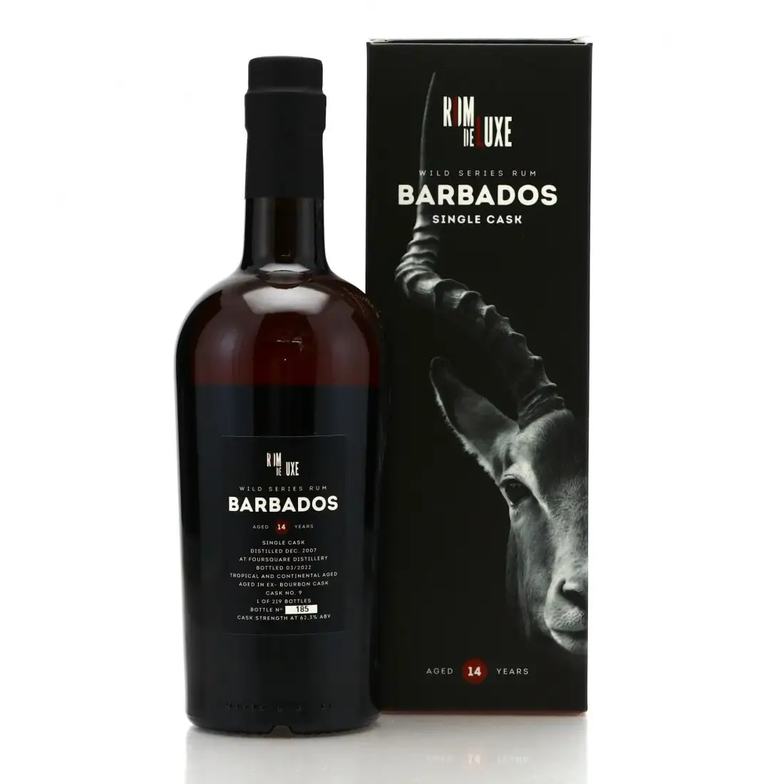 High resolution image of Romdeluxe Foursquare Wild Series Rum Barbados No. 25 (Batch 1) 2007