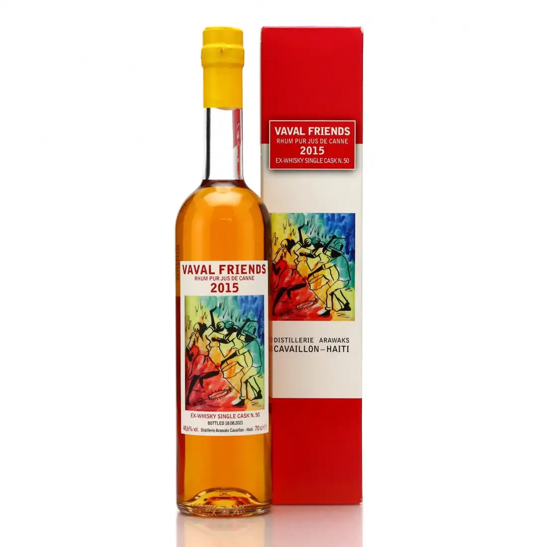 Bottle of Velier Arawaks Clairin Vaval Friends 2015