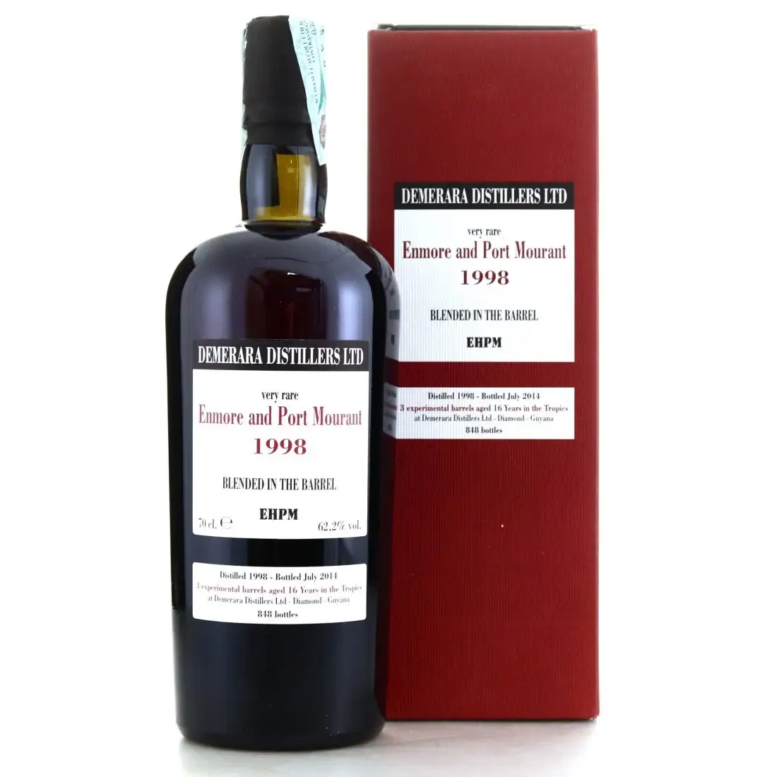 Bottle of Velier Enmore & Port Mourant EHPM 1998