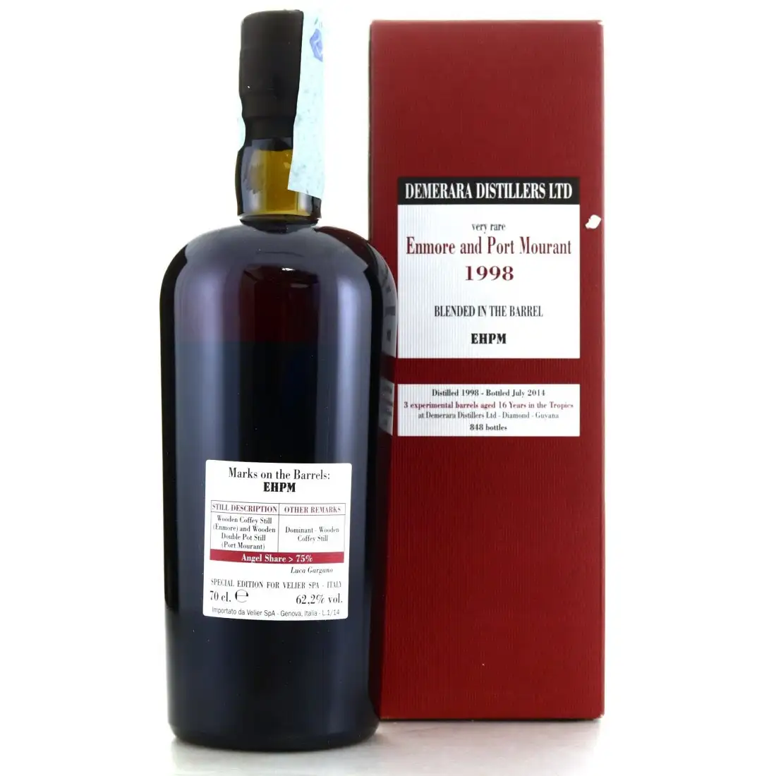 High resolution image of Velier Enmore &amp; Port Mourant EHPM 1998