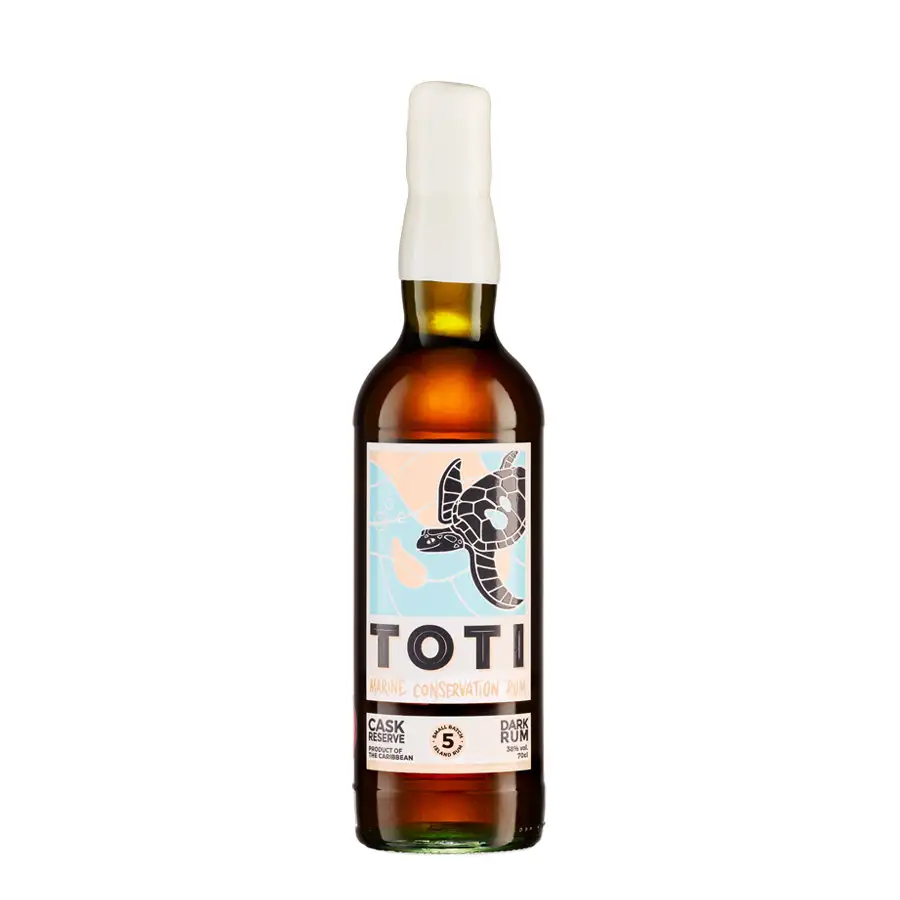 Bottle of Toti Marine Conservation Rum