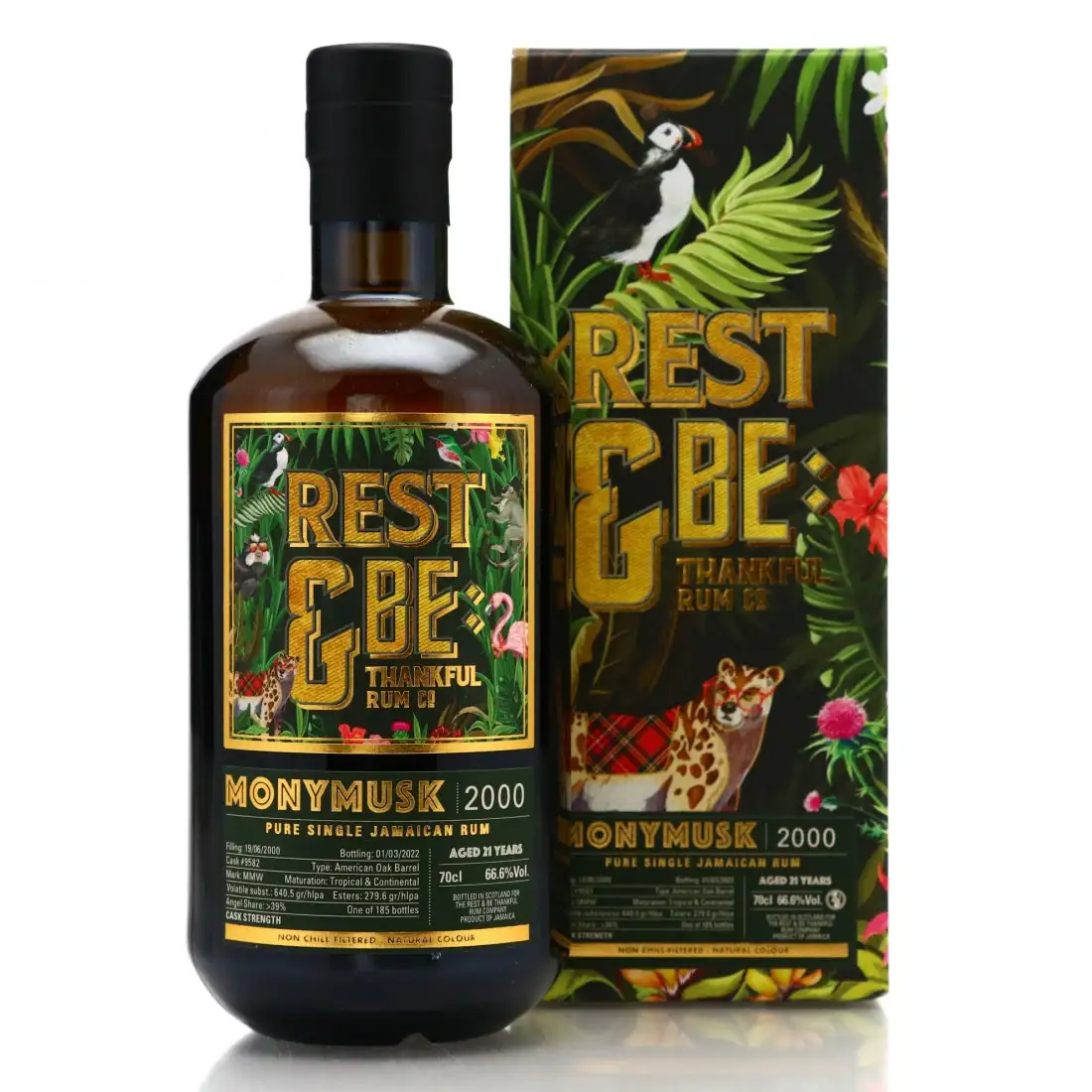 Bottle of Rest & Be Thankful Clarendon Kirsch Whisky Exclusive MMW 2000