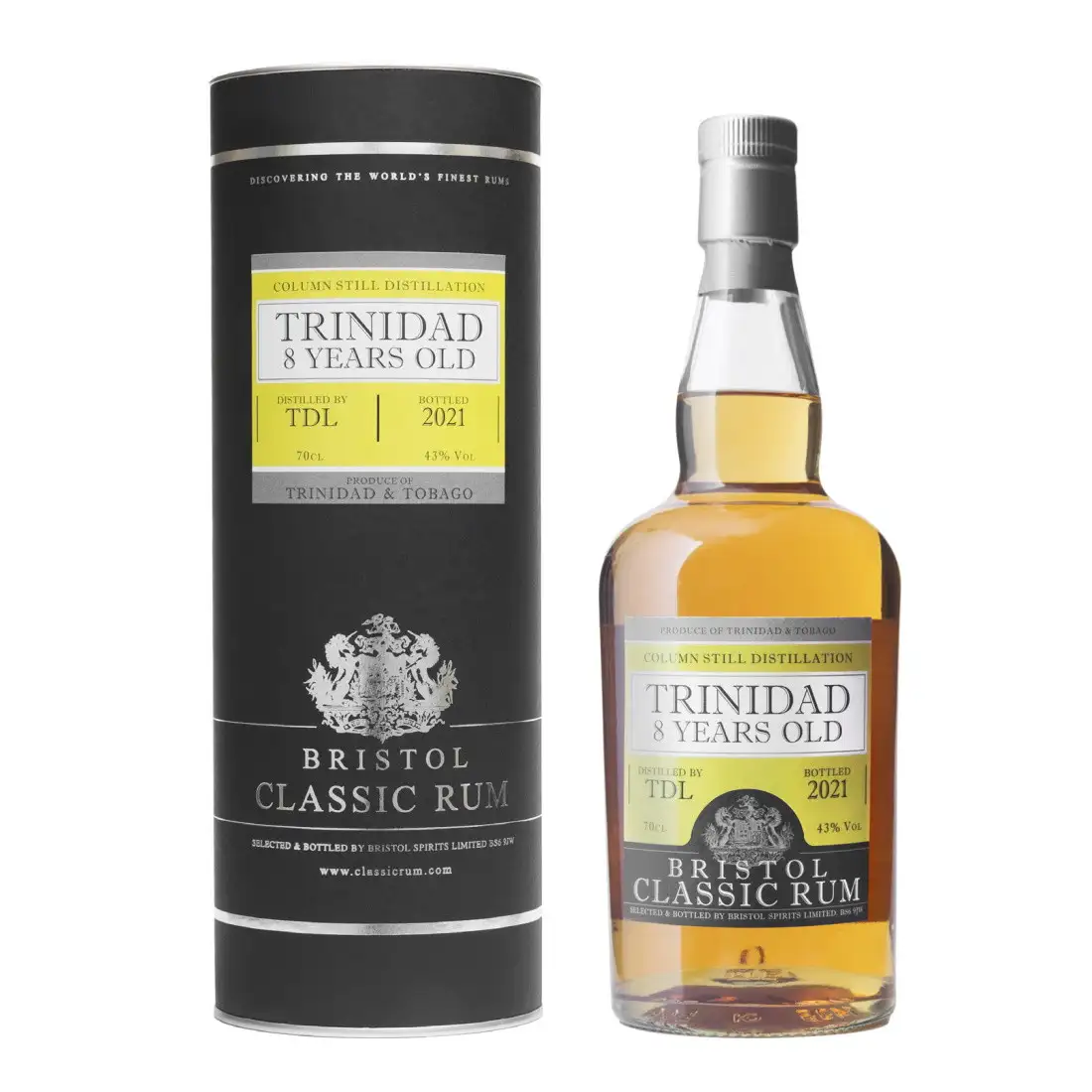 Bottle of Bristol T.D.L Trinidad