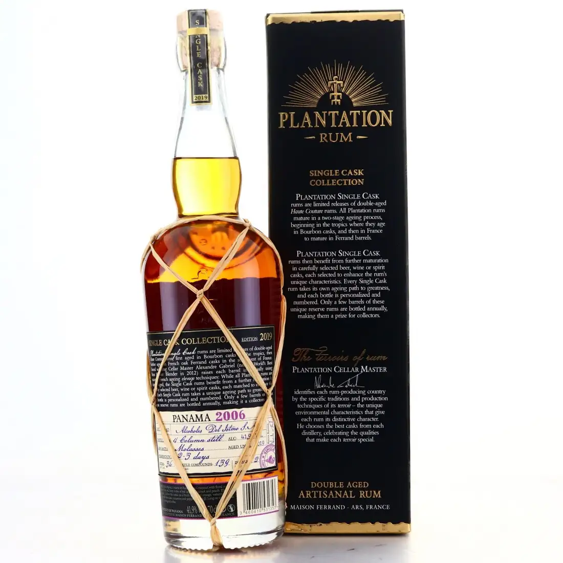 Image haute résolution de Alcoholes Del Istmo Plantation Single Cask (Bottled for the Netherlands) 2006