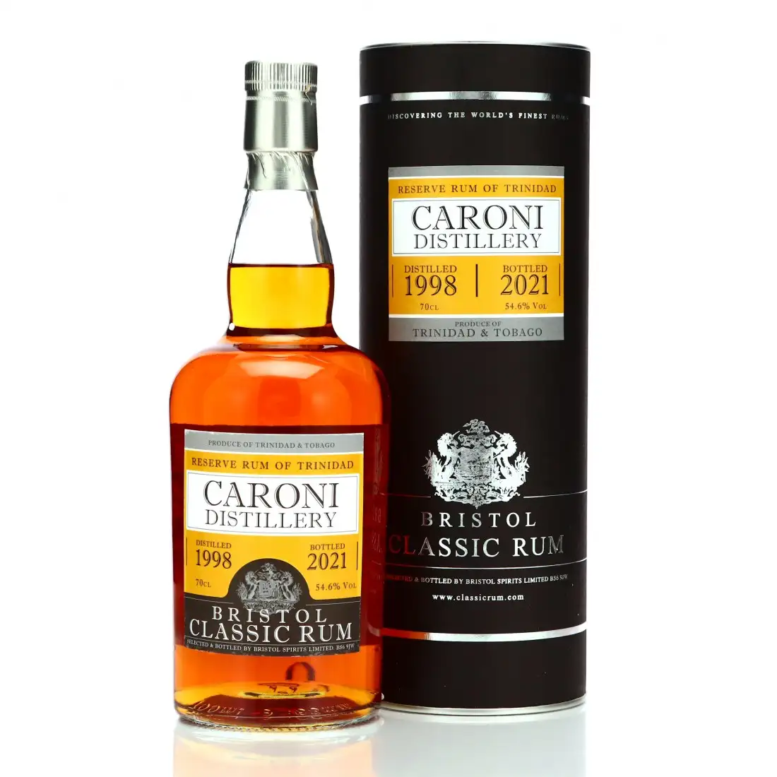 Bottle of Bristol Caroni Caroni Distillery 1998