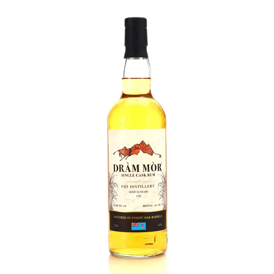 Bottle of Dràm Mòr South Pacific Single Cask Rum 2009