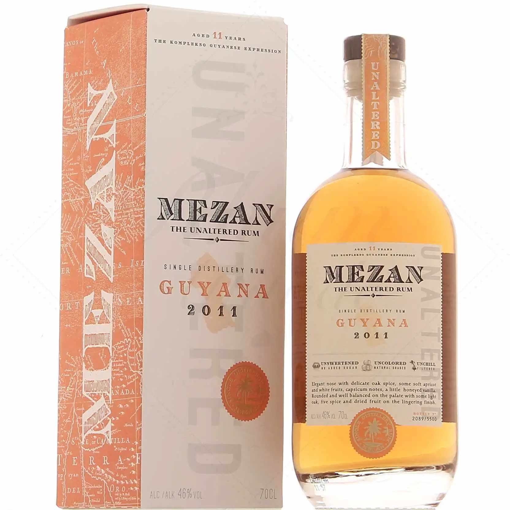 Bottle of Mezan Uitvlugt Mezan Guyana 2011