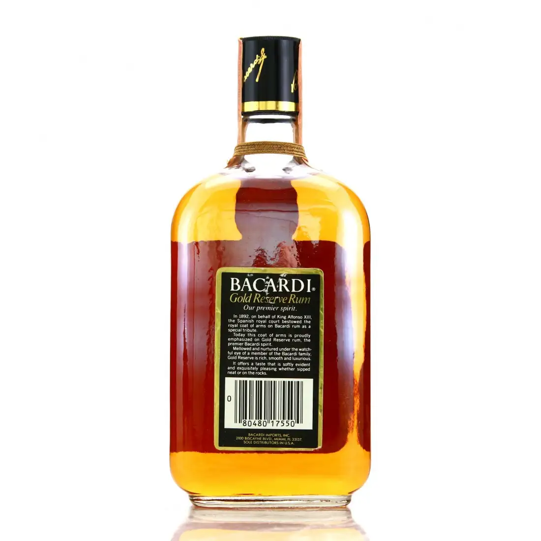 Image haute résolution de Bacardi Gold Reserve (Añejo)