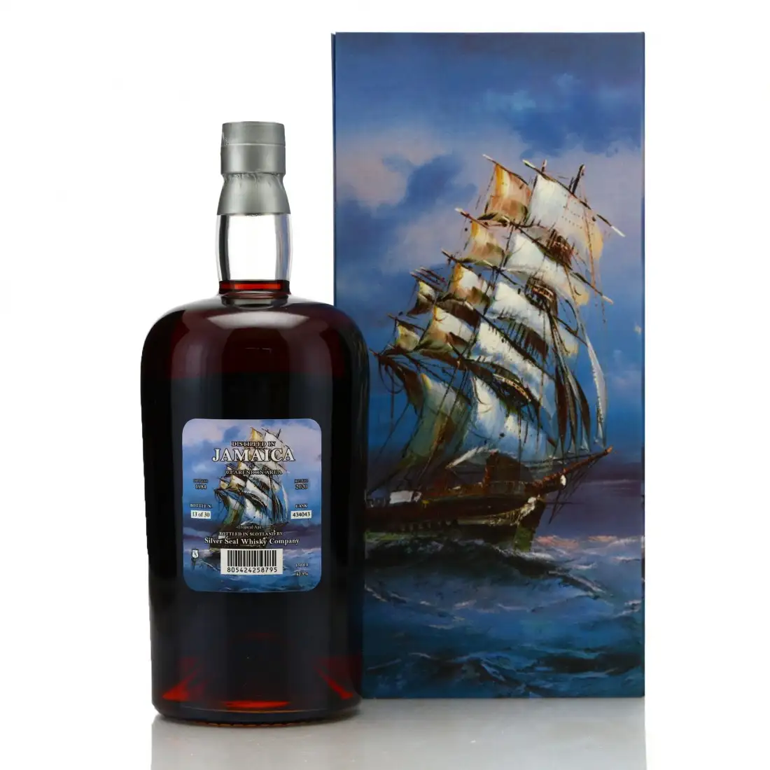 High resolution image of Silver Seal Clarendon Jamaica (Magnum) 1984