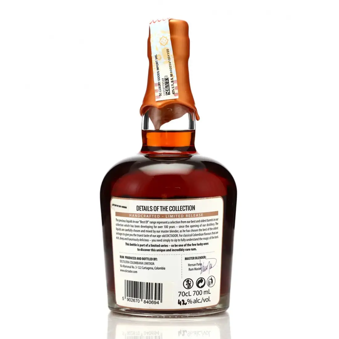 High resolution image of Dictador Best of Apasionado 1977