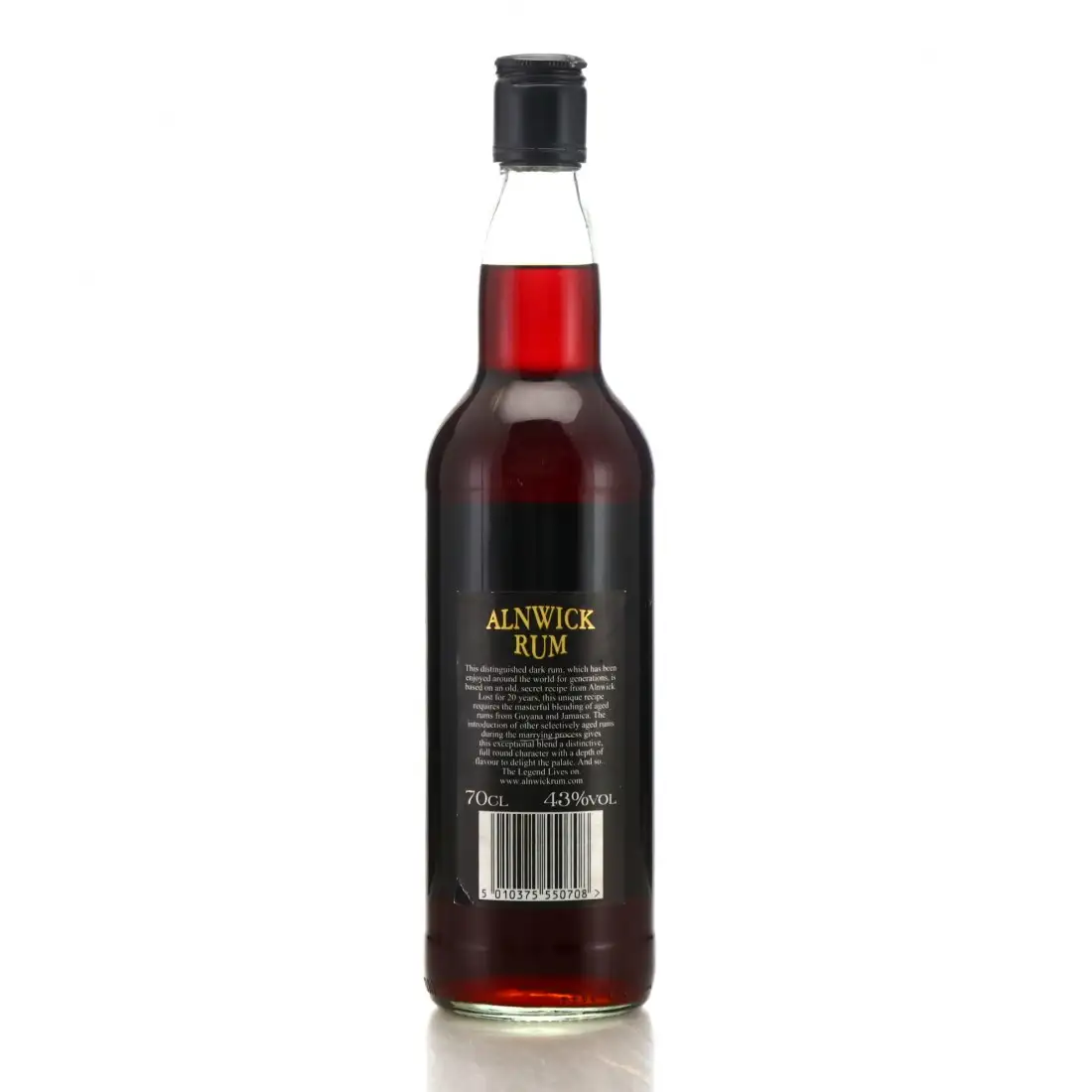 High resolution image of Alnwick Rum The Legendary