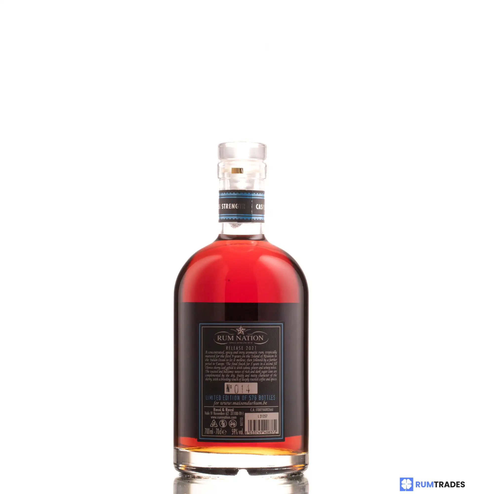 Image haute résolution de Rum Nation Savanna Oloroso Cask (maisondurhum.be) 2008