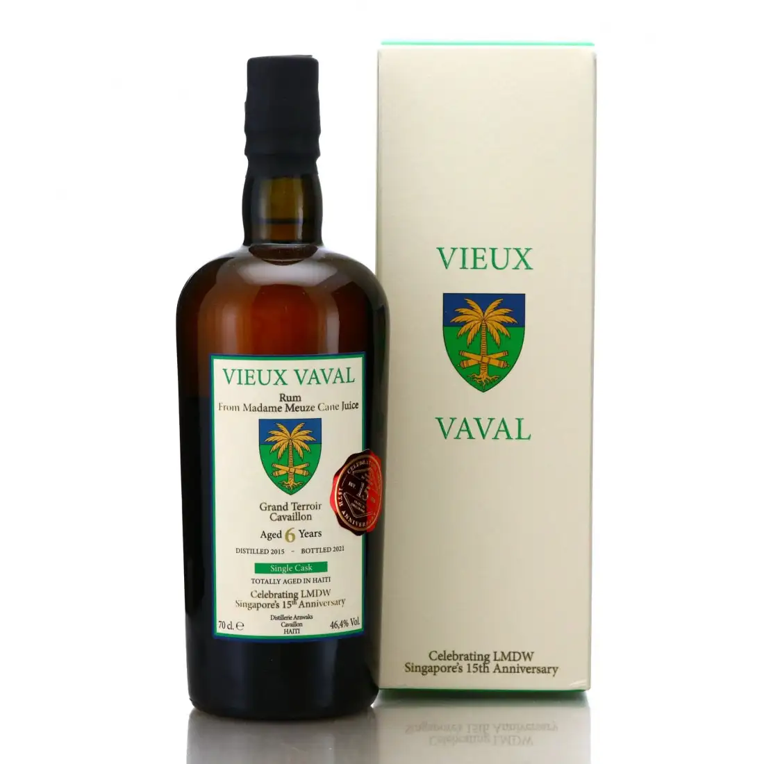 Bottle of Velier Arawaks Clairin Vieux Vaval (LMDW Singapore) 2015
