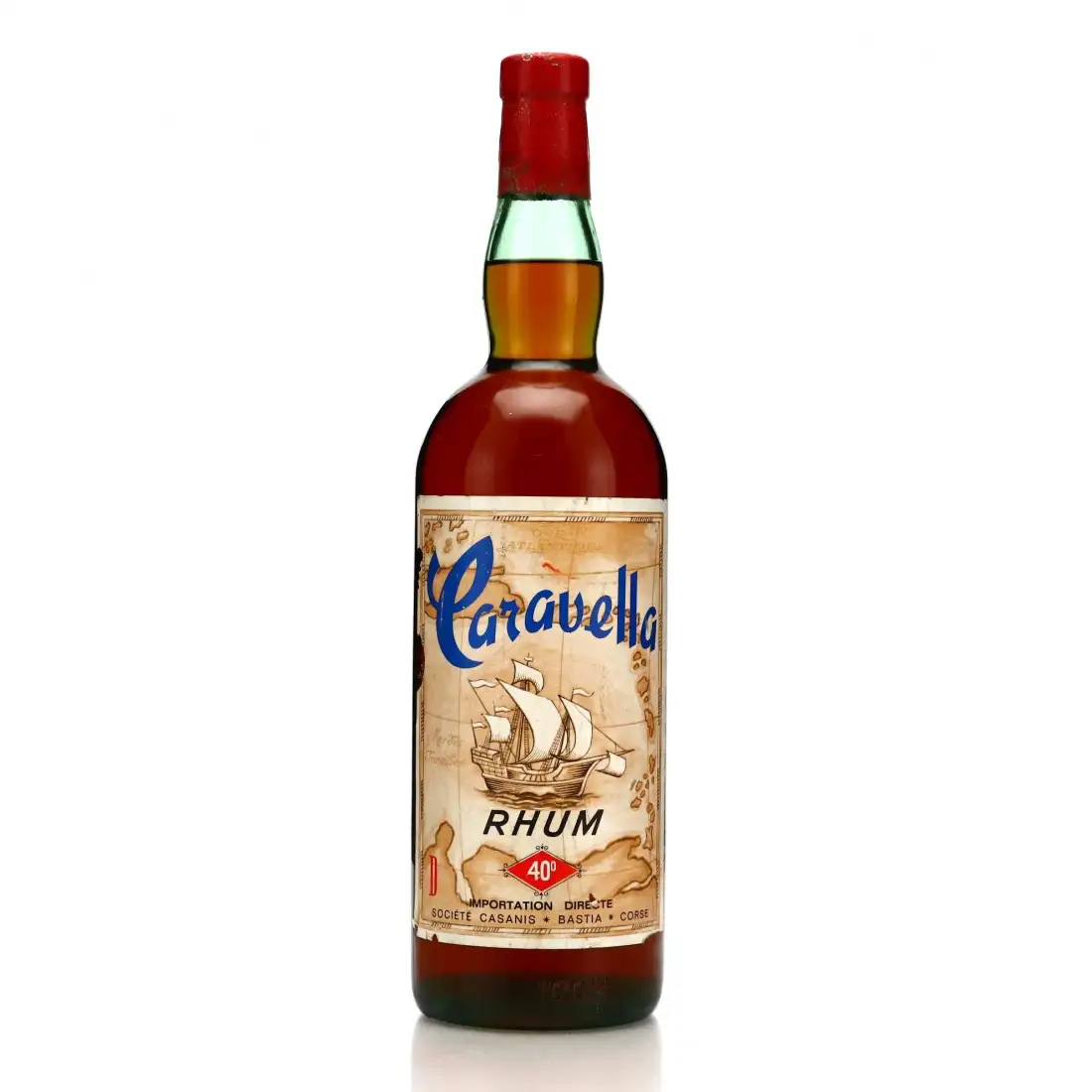 Bottle of Societe Casanis Caravella Rhum (1960s)