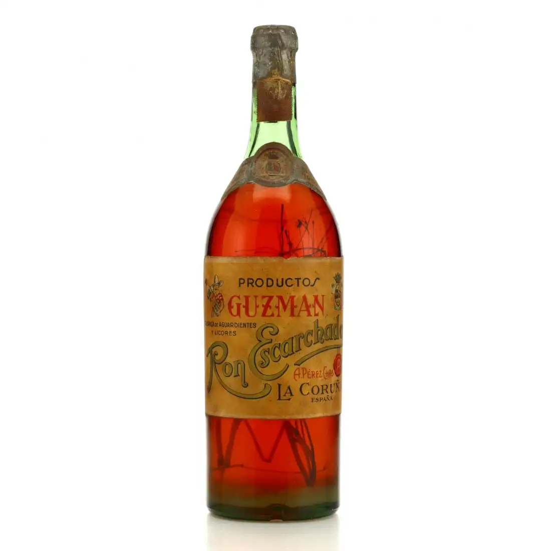 Bottle of Guzman Ron Escarchado (1950s)