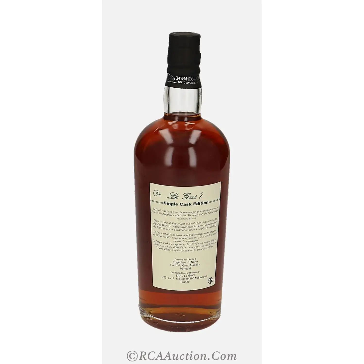 Hochauflösendes Bild von Le Gus‘t Engenhos do Norte Madeira Rum 2006