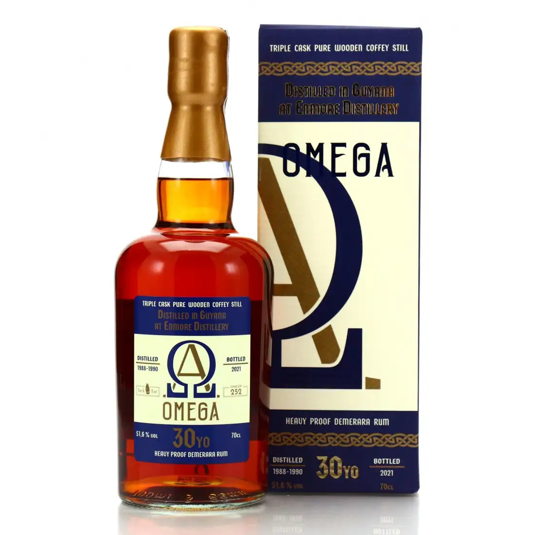 Bottle of Jack Tar Enmore Omega 1988-1990