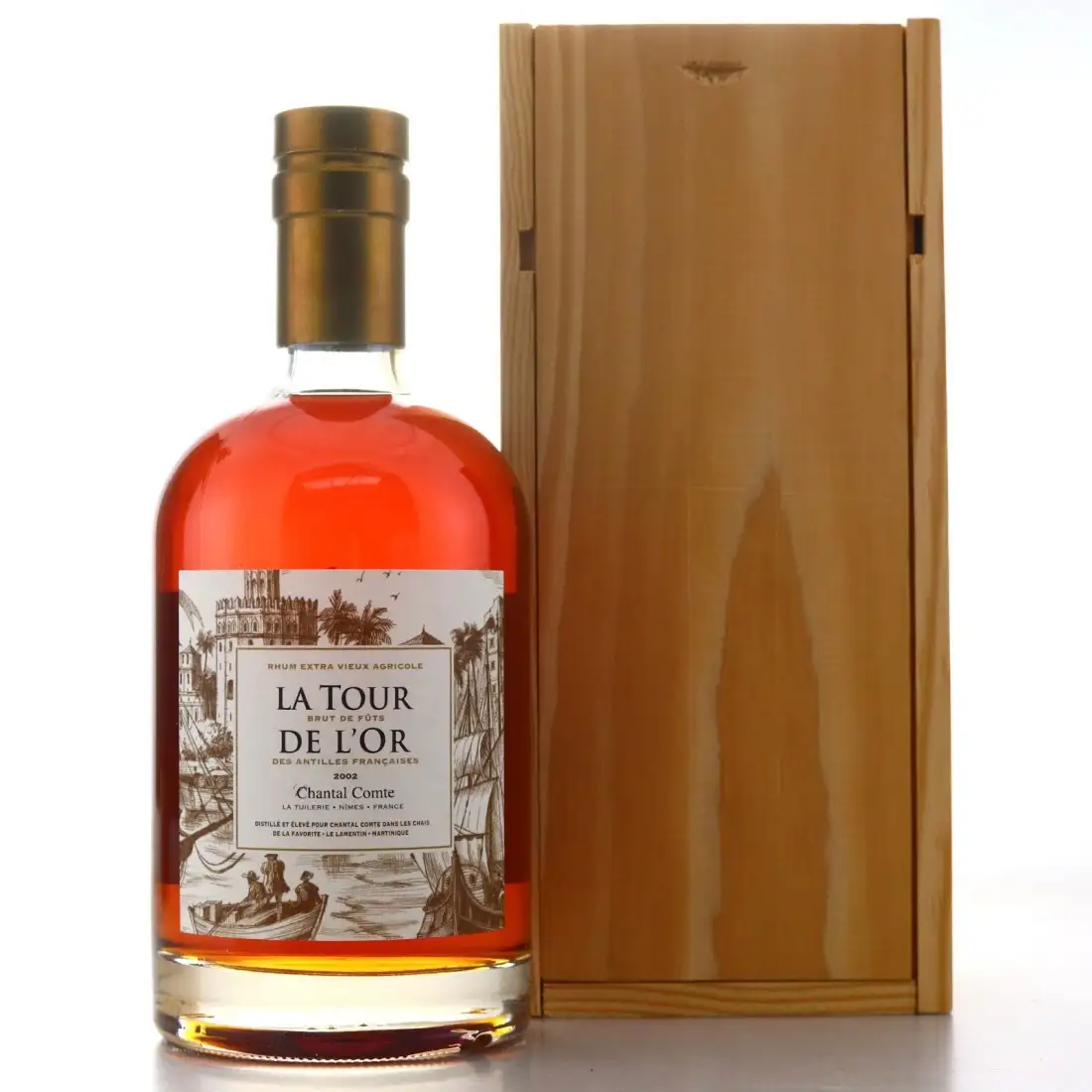 Bottle of Rhum Chantal Comte La Favorite La Tour De L‘Or 2002