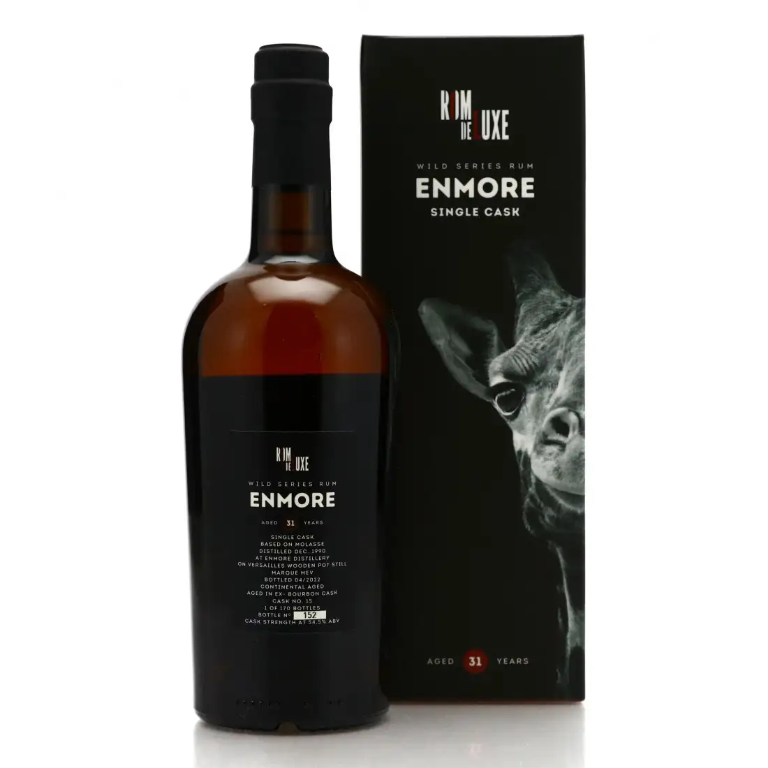 High resolution image of Romdeluxe Enmore Wild Series Rum Enmore No. 27 (batch 1) MEV 1990