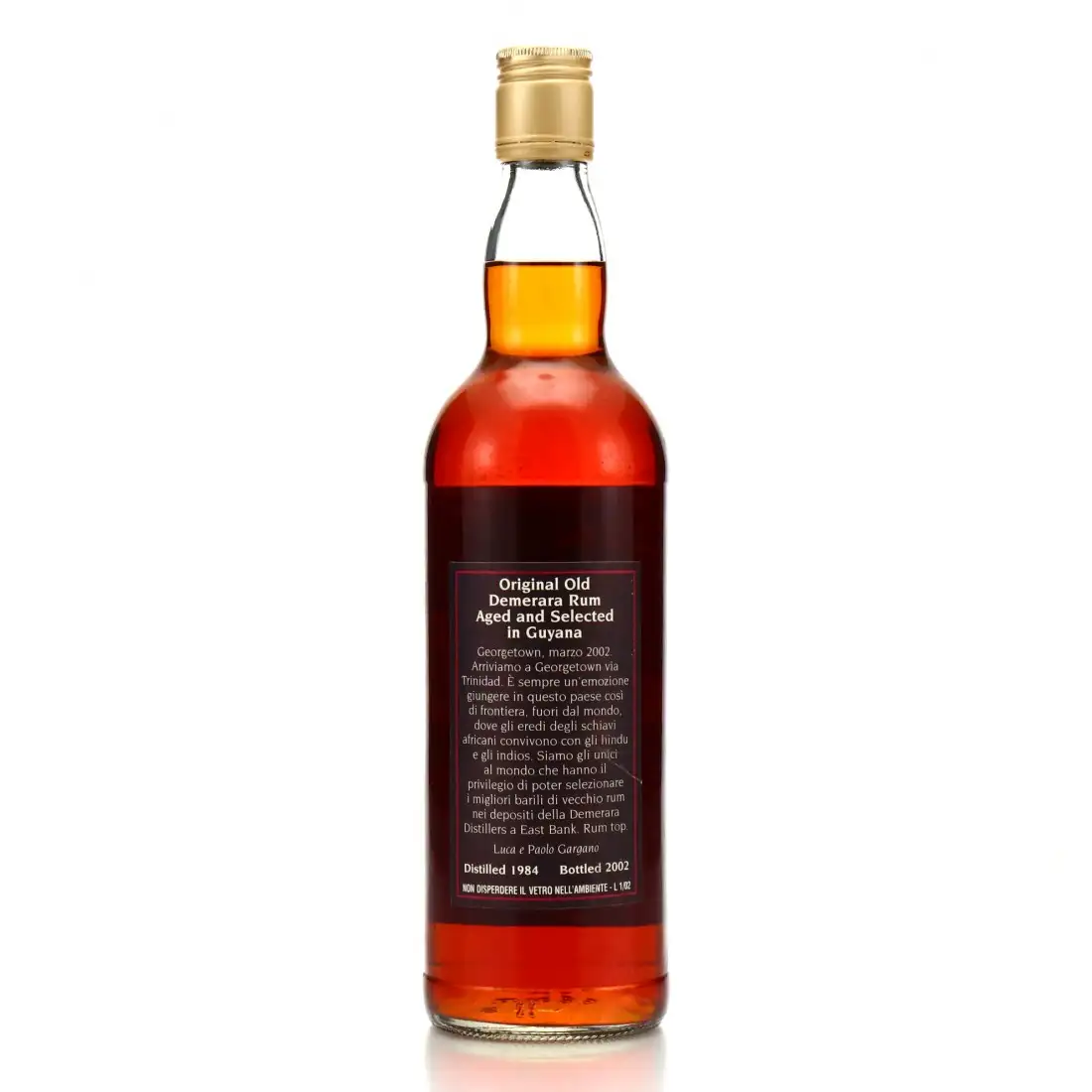 Image haute résolution de Velier Albion Demerara Rum 1984