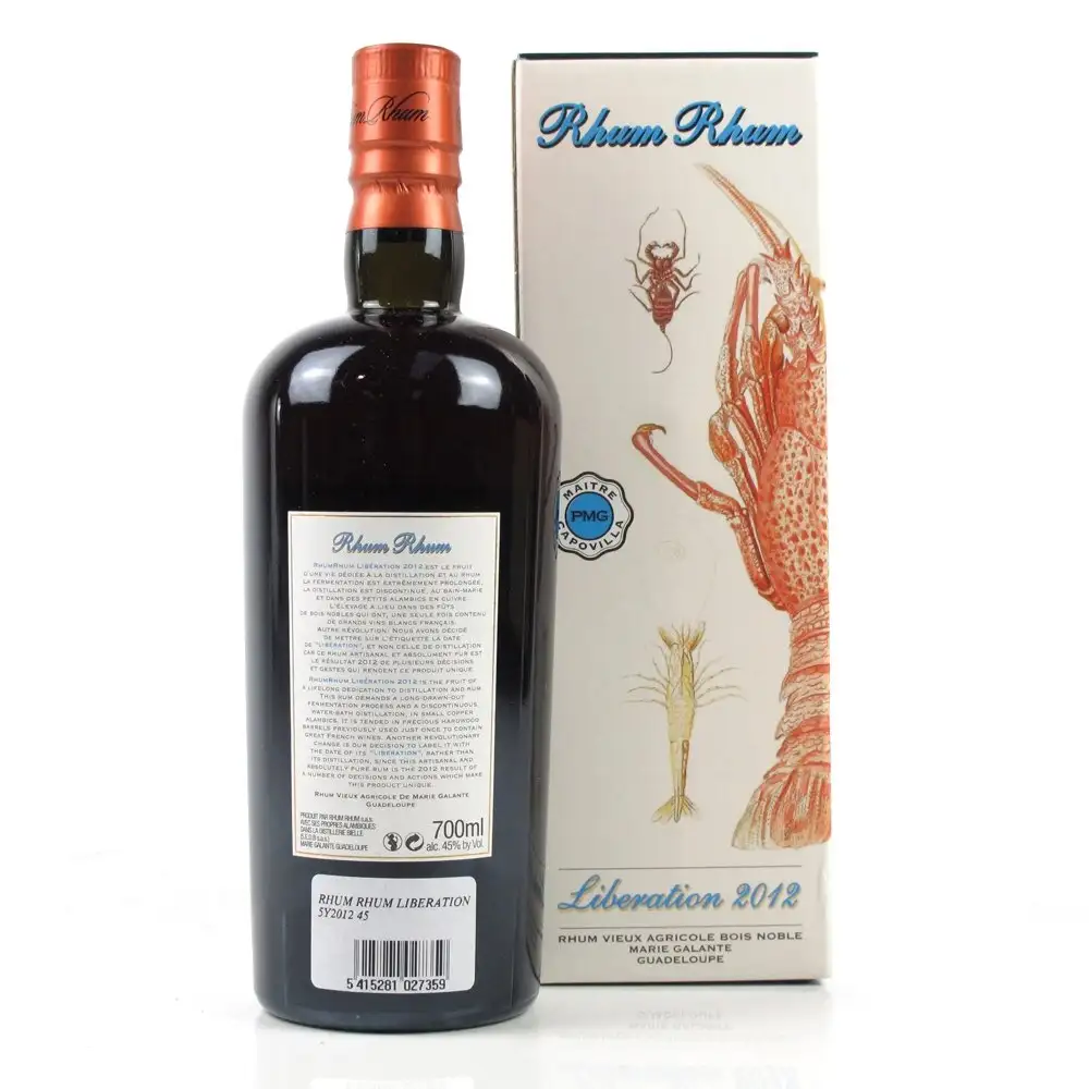 Hochauflösendes Bild von Velier Bielle Rhum Rhum Libération 2012 2007