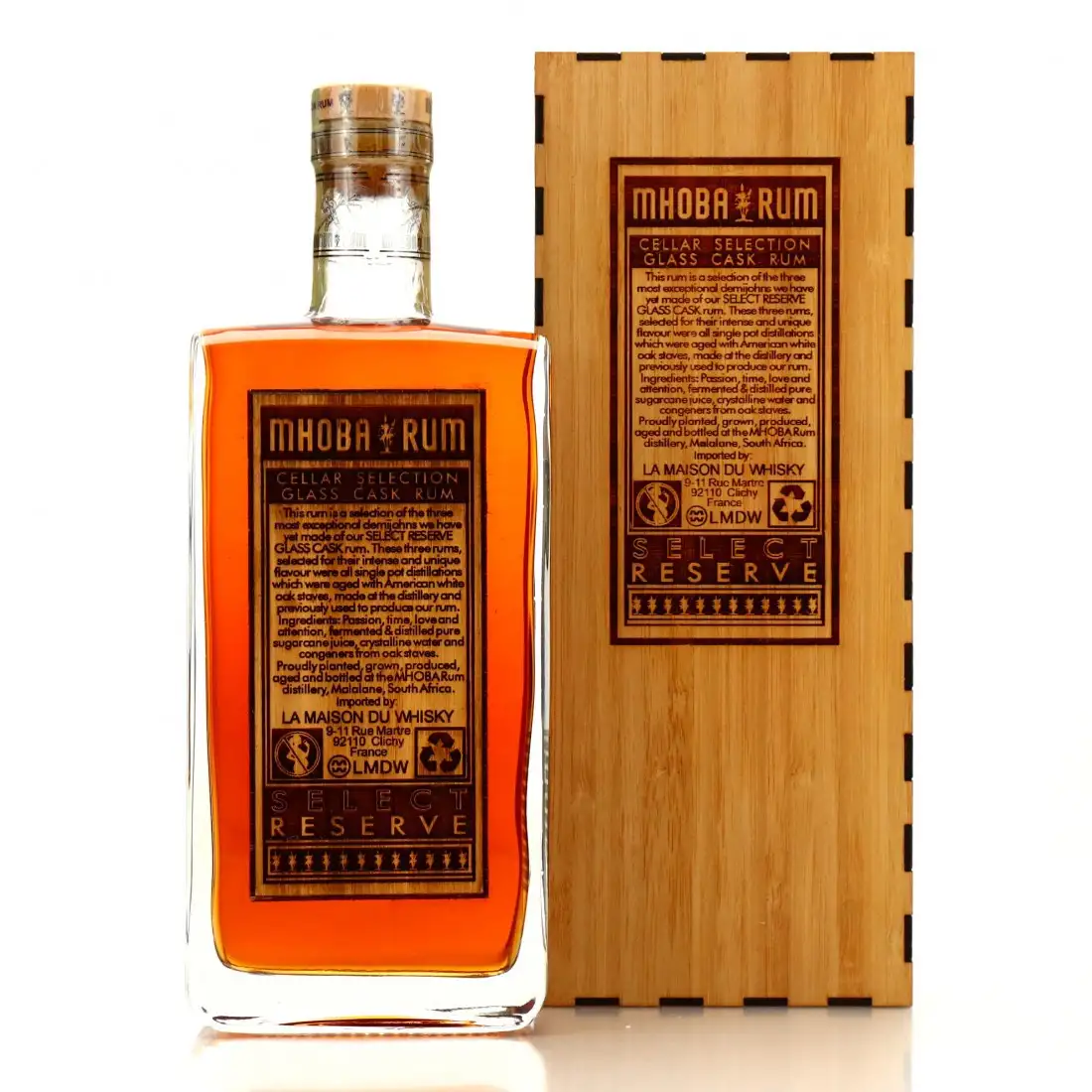 High resolution image of Bar 1802 MHOBA Cellar Selection Glass Cask Rum