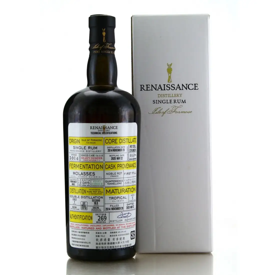 High resolution image of Renaissance Single Rum 1st Release 2014