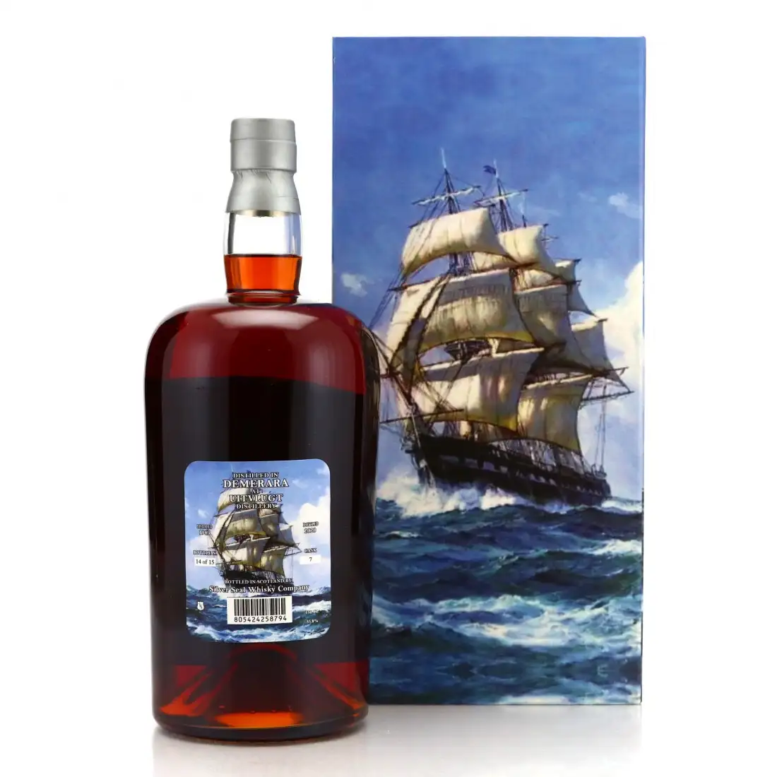 High resolution image of Silver Seal Uitvlugt Demerara (Magnum) 1989