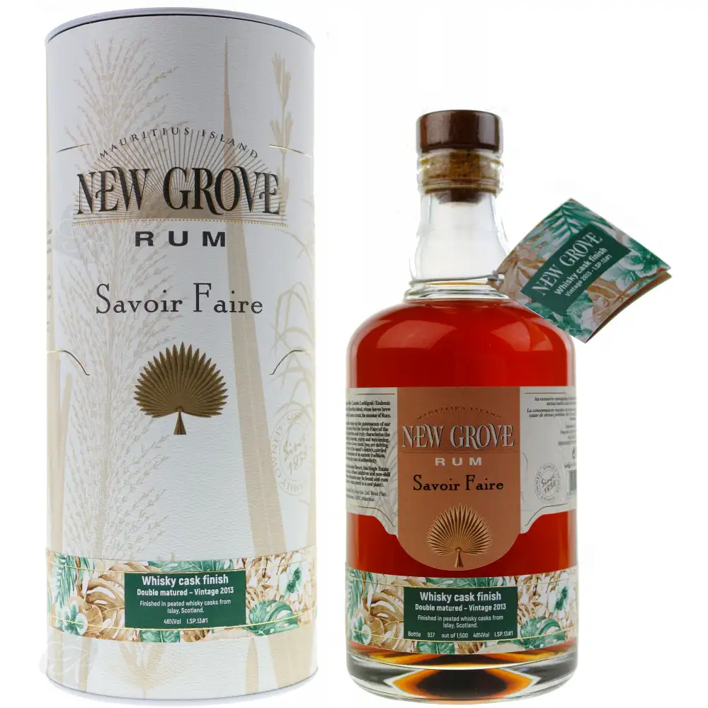 Bottle of Grays New Grove Savoir-Faire (Islay Whisky cask finish) 2013