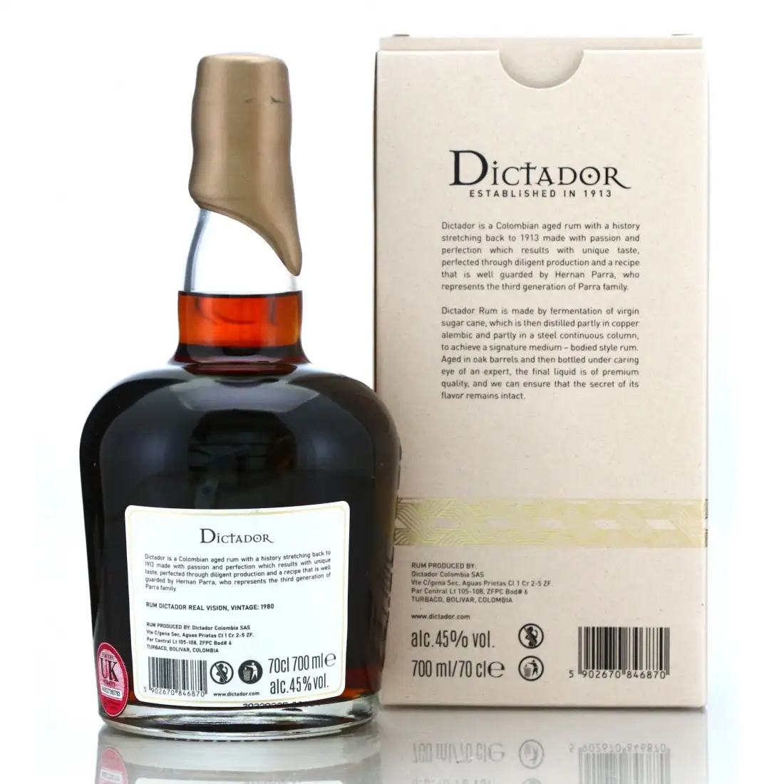 High resolution image of Dictador Real Vision 1980