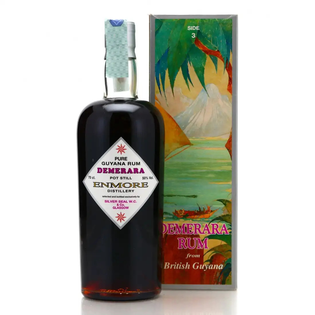 Image haute résolution de Silver Seal Enmore Demerara Rum Special Reserve Cigar Choice 1975