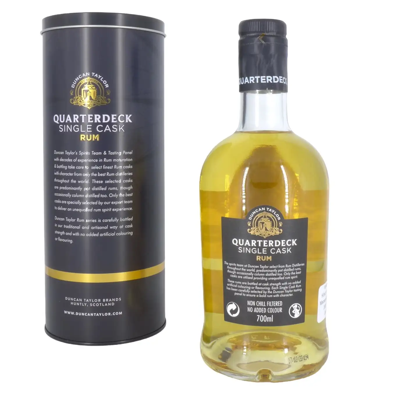 Image haute résolution de Duncan Taylor Hampden Quarterdeck Single Cask Jamaica Rum 2009