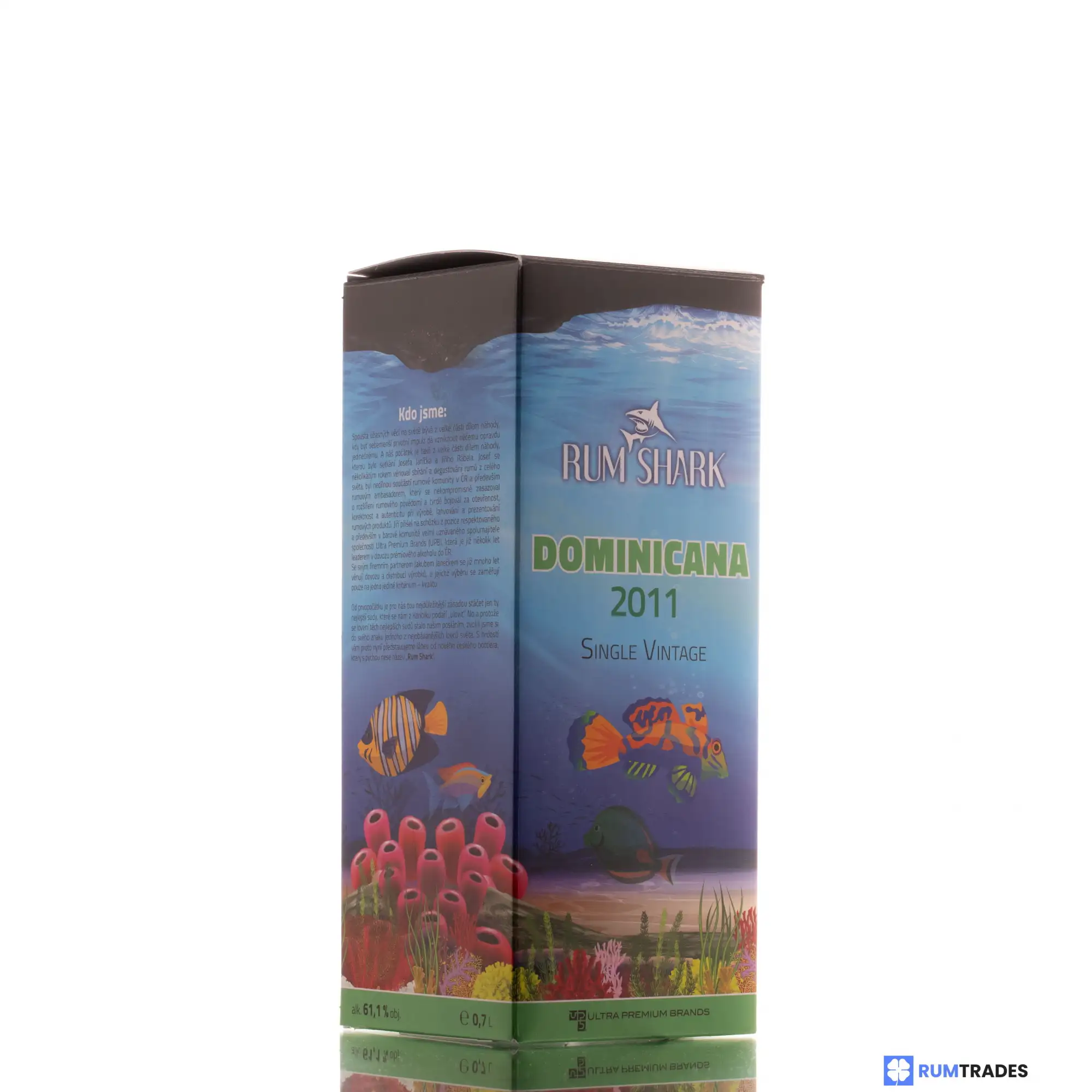 High resolution image of Rum Shark A.F.D. Dominicana 2011 (Blue Label)